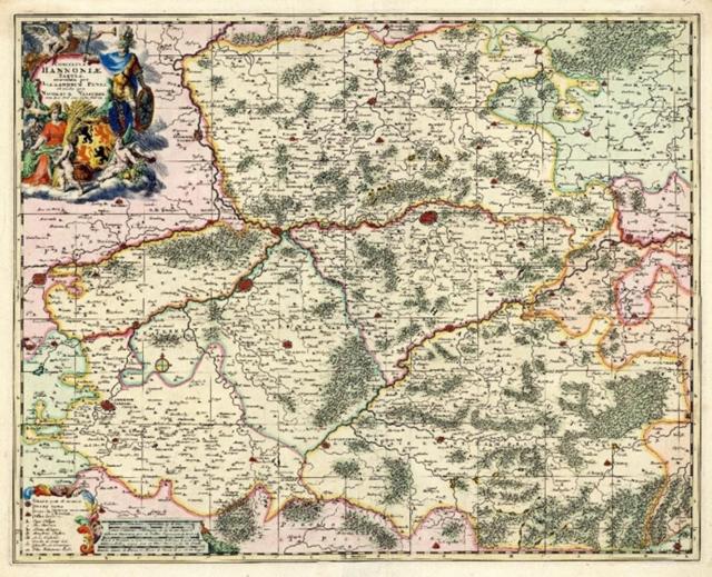 Alexander Penez, Comitatus Hannoniae tabula, 17e siècle